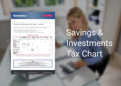 Savings and Investments Tax Chart