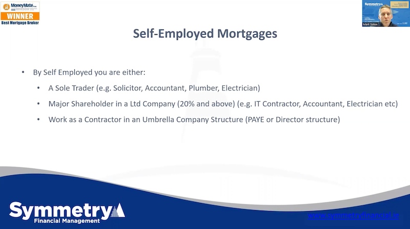 Webinar - Self Employed Mortgages – Symmetry Financial